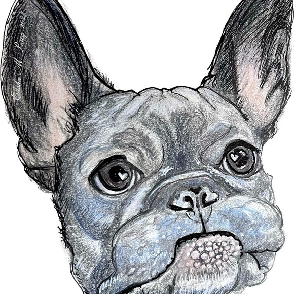 FRENCHIE Note Cards & Matching Vinyl Stickers (Series 1.1) - Picture 2 of 5